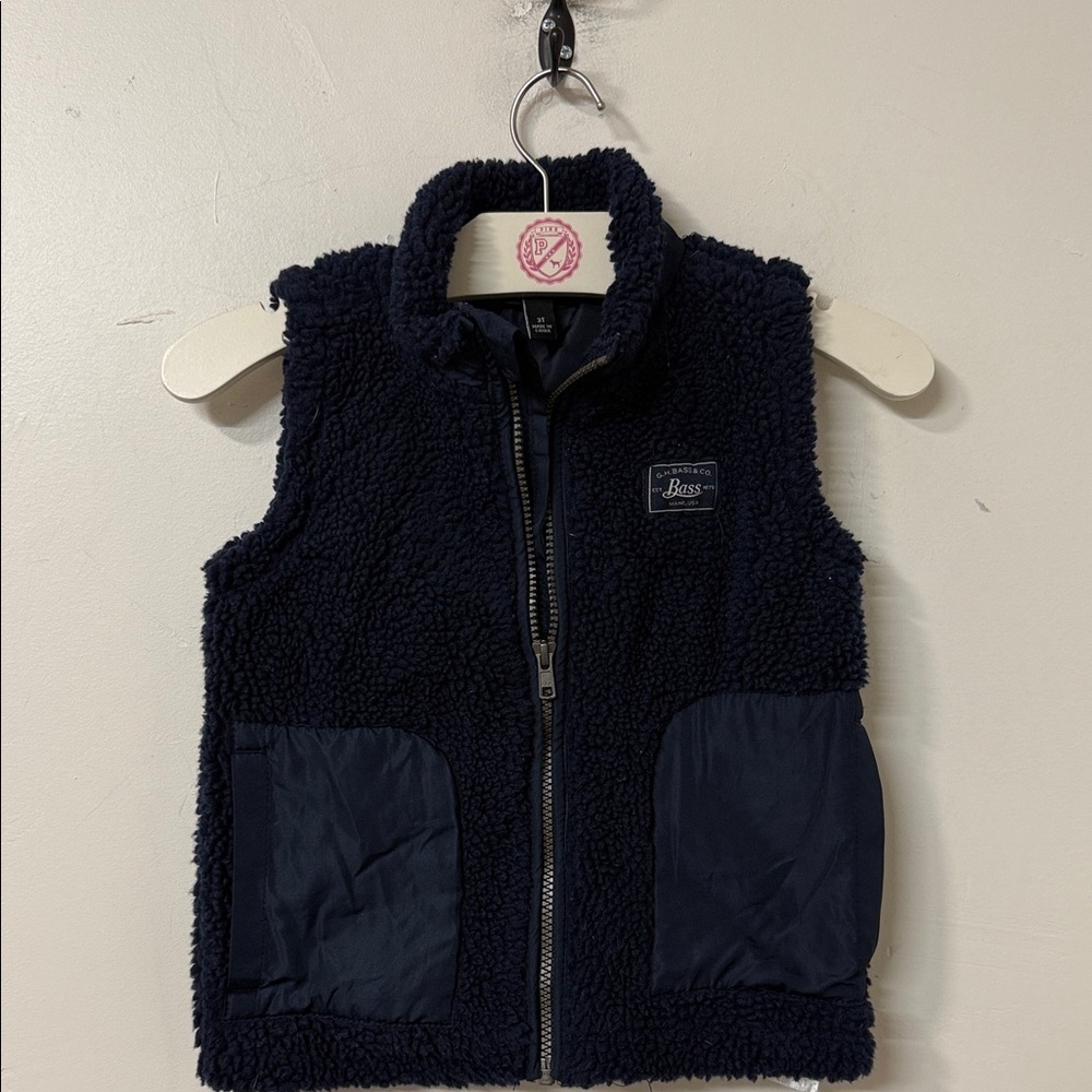 G.H. Bass & Co. Dark Blue Fleece Vest